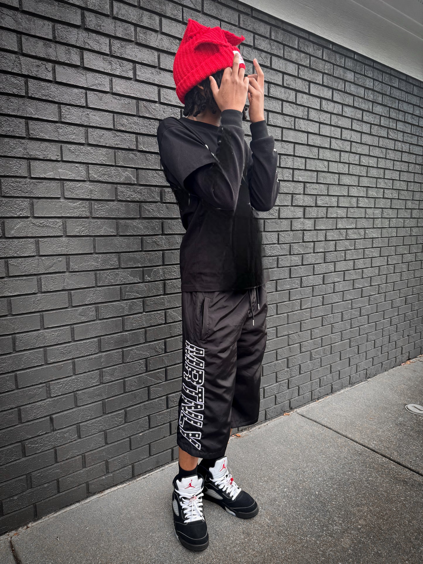 MRTNLY JORTS [black]